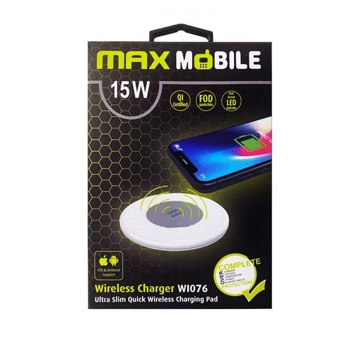 MAXMOBILE BEŽIČNI PUNJAČ WI-076 QC 15W