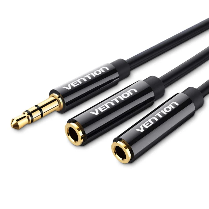 ADAPTER AUDIO 3.5mm MUŠKI NA 2*3.5mm ŽENSKI SPLITER VENTION