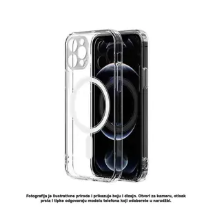 MASKICA MAGSAFE IPHONE 12 PRO MAX PROZIRNA