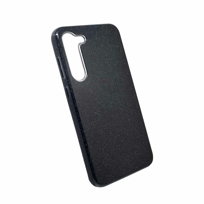 MASKICA SAMSUNG S22 PLUS 5G +CLASS TPU GLITTER CRNA