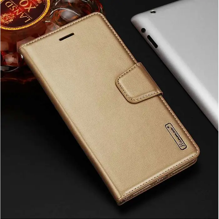 TORBICA HANMAN FLIP MILL ZA SAMSUNG S22 ULTRA ZLATNA