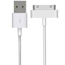 USB KABEL +CLASS ZA APPLE IPHONE 4, 4S HQ 1m BIJELI
