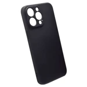 MASKICA +CLASS SILICONE EDGE IPHONE 14 PRO CRNA