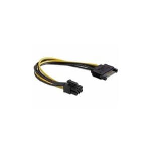 Adapter DELOCK, 15-pin SATA na 6-pin PCI-E, za VGA