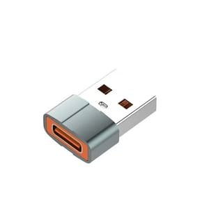 ADAPTER LDNIO LC150 USB A MUŠKI NA TIP C ŽENSKI SIVI