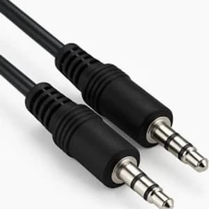 KABEL AUDIO STEREO 3,5MM M-M 1,8M PLETENI BK/GR